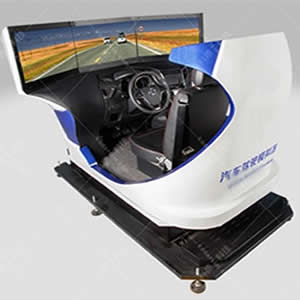 單座三屏汽車駕駛模擬器-真車改裝汽車模擬器